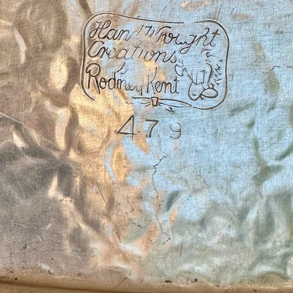 Hammered Tray by Rodney Kent - Picture 4 of 6